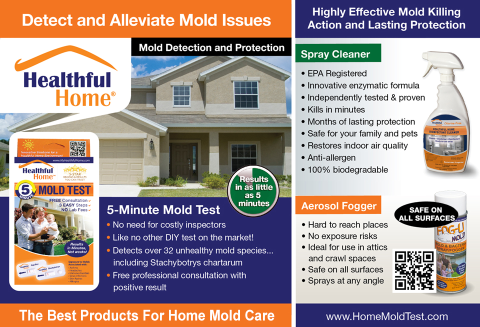 Healthful Home Products Mold Cleaners and Disinfectants Ad