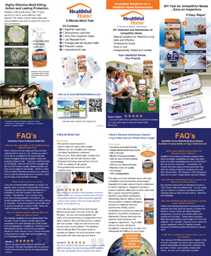 product mold disinfectant brochure